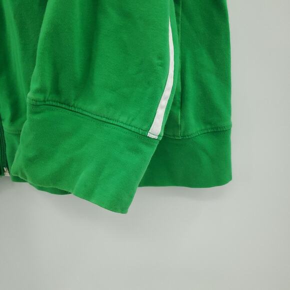 Y2K Corazon Track Jacket Zip Up Gangster Tattoo Graphic Womens Jr Large Green - Picture 4 of 6